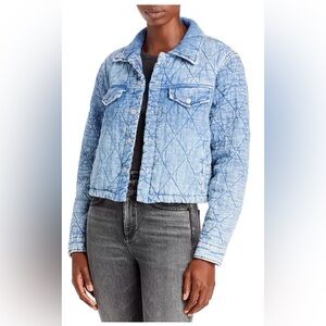BlankNYC Quilted Denim Puffer Jacket